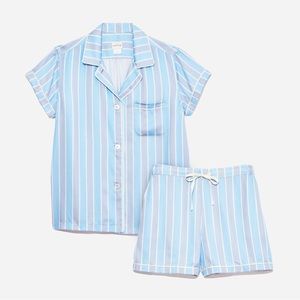 Sasi Sustainable TENCEL™ PJ Set in blue stripe - Size Medium